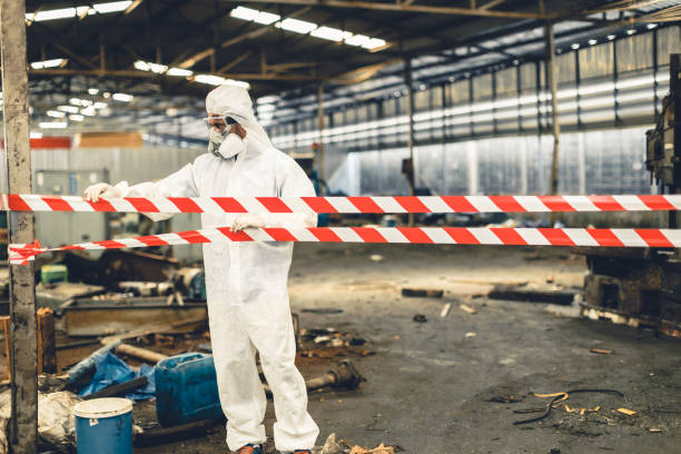 Professional Drug Lab Cleanup technician working in Lenox, GA